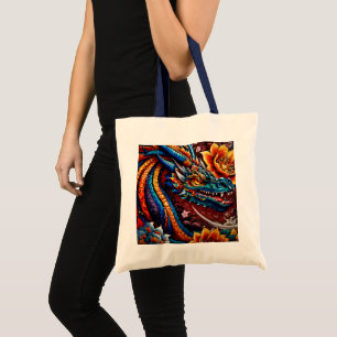 Bolsa Tote "Flor do Dragão"