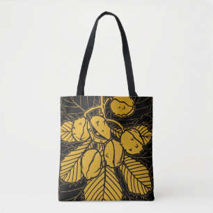 Bolsa Tote Flor Eestésico Folha Folha T Transparente