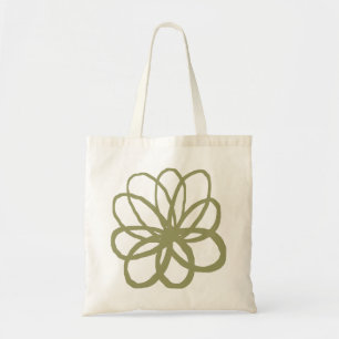 Bolsa Tote Flor Espontaniana - Khaki
