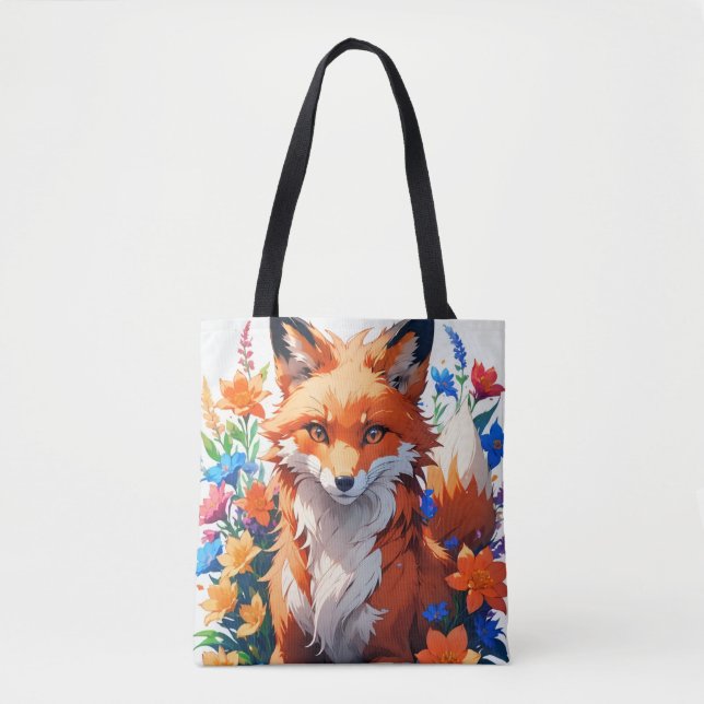 Bolsa Tote Flor Fox (Frente)
