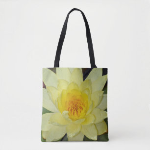 Bolsa Tote Flor lírio de água amarela