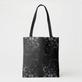 Bolsa Tote Flor noturno