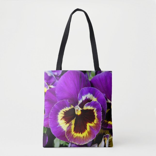 Bolsa Tote Flor pansível (Frente)