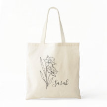 Flor Personalizada do Mês de Nascimento com Nome 