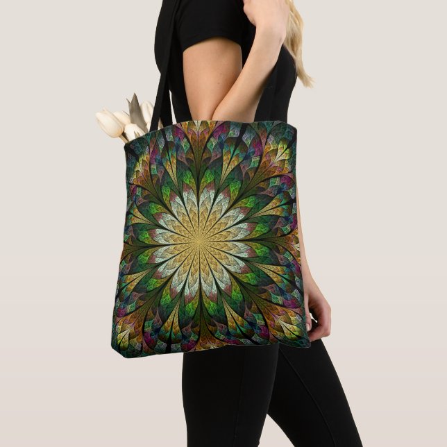 Bolsa Tote Flor Quilado (Close Up)