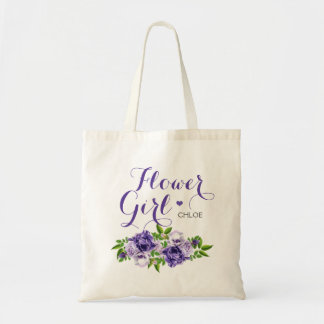 Bolsa Tote Flor Roxo