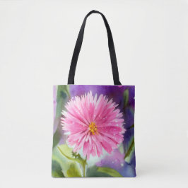 Bolsa Tote Flor Roxo