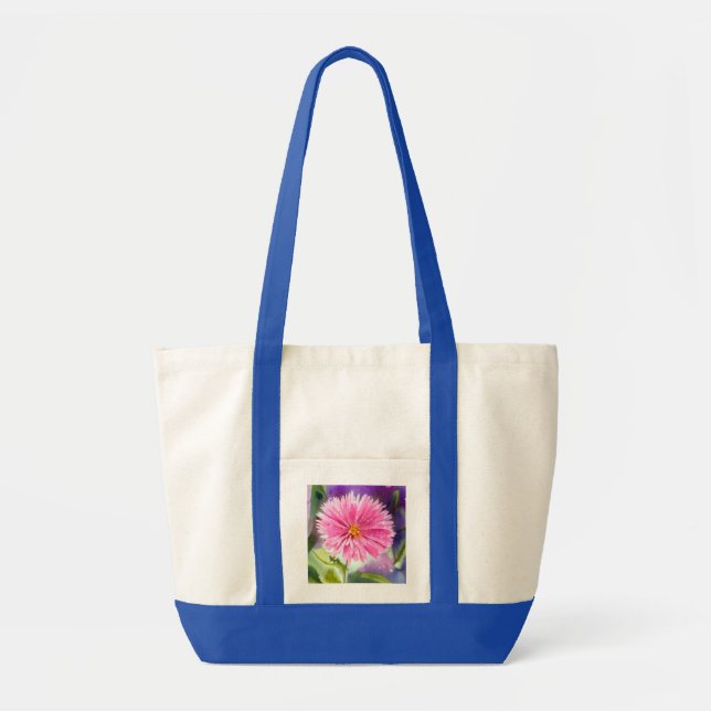 Bolsa Tote Flor Roxo (Frente)