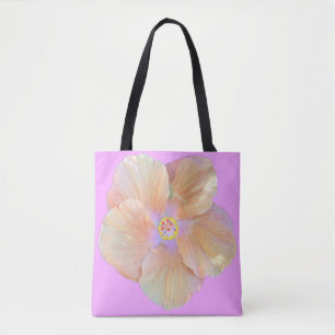 Bolsa Tote Flor tropical do hibiscus
