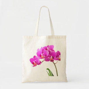 Bolsa Tote Flor Tropical Rosa Dendrobiana Orquídea Púrpura