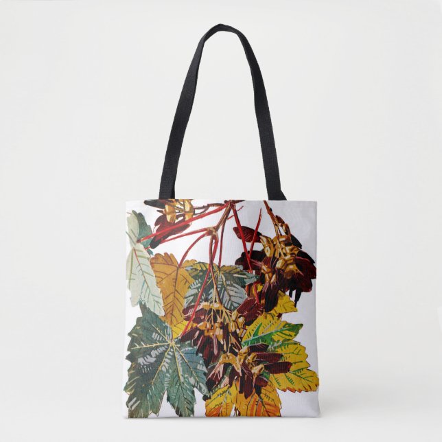 Bolsa Tote Flora Exótica 3 em Sunshine Dazzle (Frente)