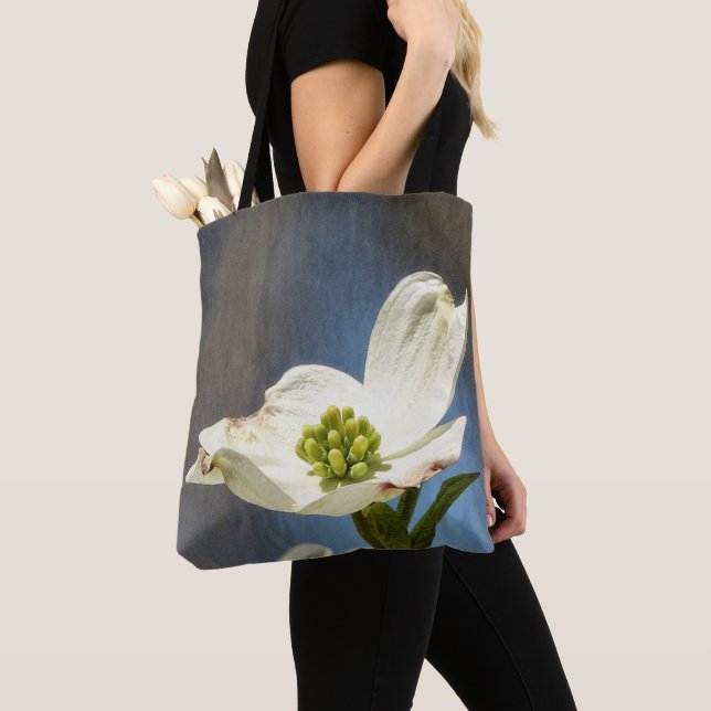 Bolsa Tote Floração da Cornus florida (Close Up)