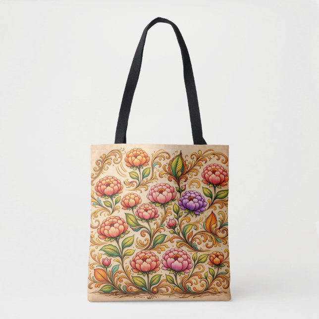 Bolsa Tote Floração Sunstream (Frente)