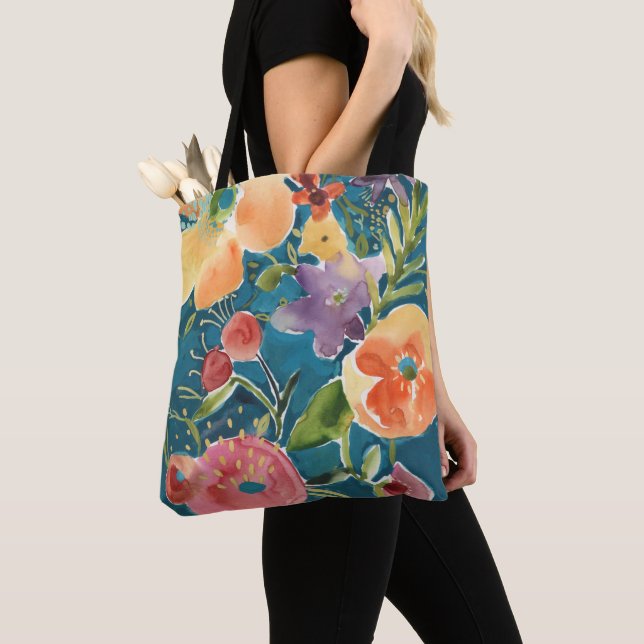 Bolsa Tote Florais Abundantes I (Close Up)