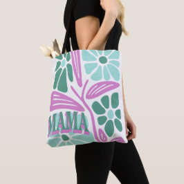 Bolsa Tote Florais Caprichosos Mamãe