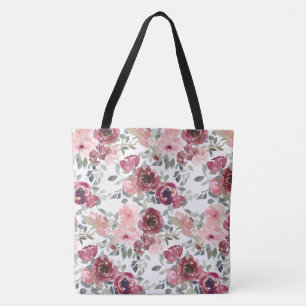 Bolsa Tote Florais Românticos
