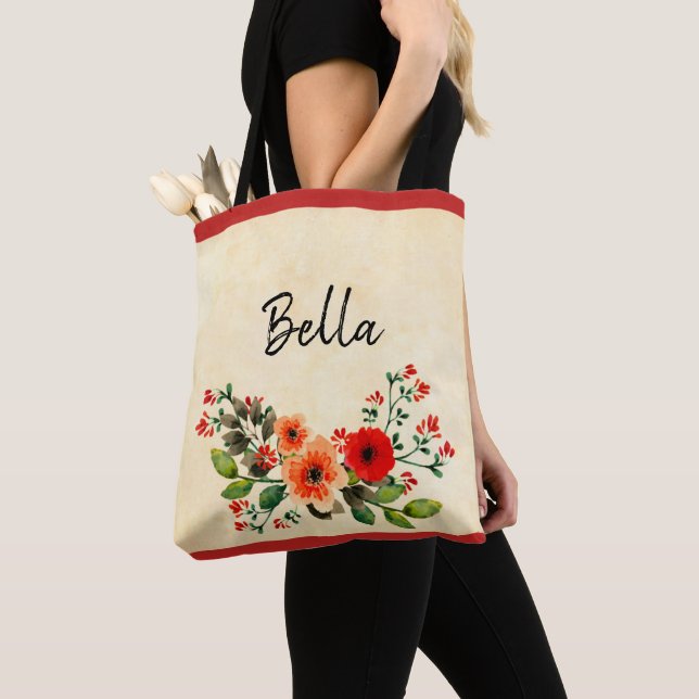 Bolsa Tote Floral (Close Up)
