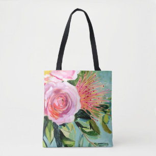 Bolsa Tote Floral Brushy I