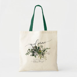 Bolsa Tote Floral de Aguarela, Bem-vindo Eucalipto Blue Gum