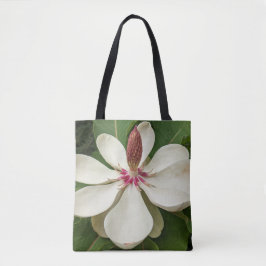 Bolsa Tote Floral do Flor do Magnolia Japonês
