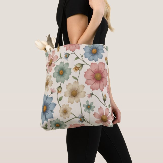 Bolsa Tote Floral Electric Works™ (Close Up)