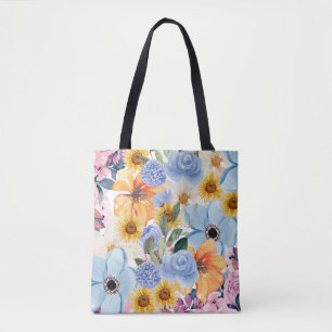 Bolsa Tote Floral Elegante – Assinatura Zahra_Desi