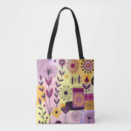 Bolsa Tote Floral graffiti