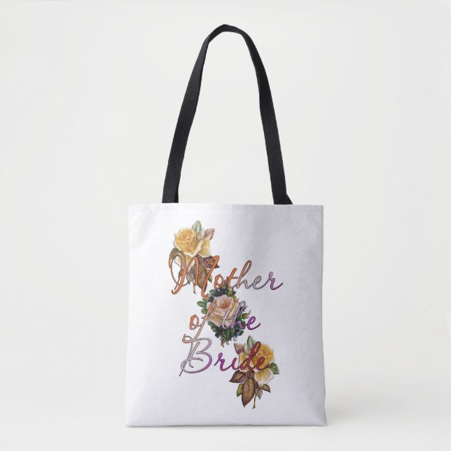 Bolsa Tote Floral Mãe da Noiva (Frente)