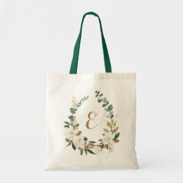 Bolsa Tote Floral Personalizada Magnolia Greenery Tote Bag