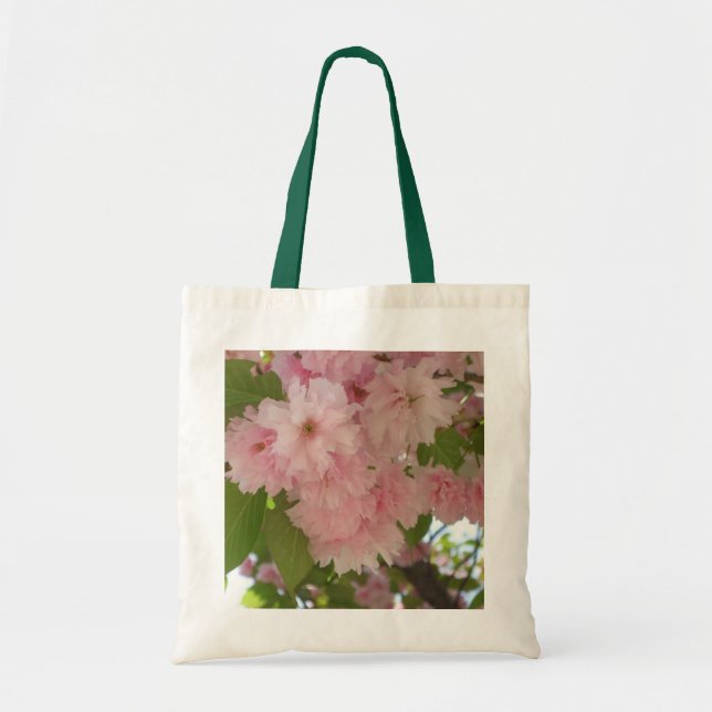 Bolsa Tote Floral Primavera da Árvore II da Cherry com duas f (Frente)