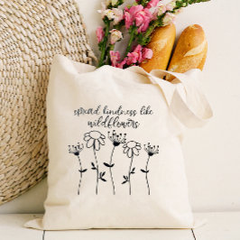 Bolsa Tote Floral Spread Kindness
