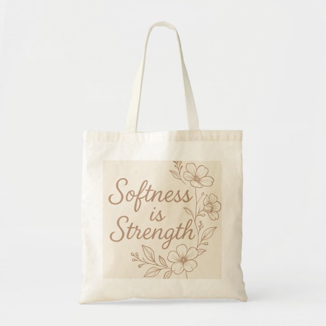 Bolsa Tote  Floral Tote Bag – Feminine Empowerment Gift (Frente)