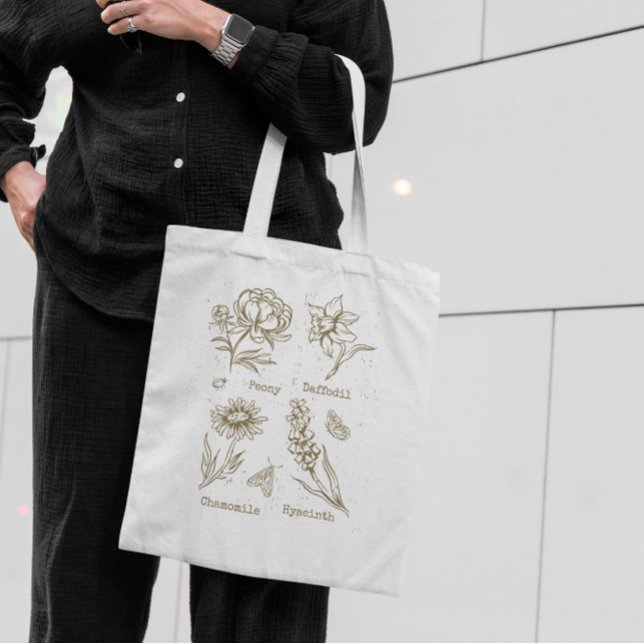 Bolsa Tote Floral Vintage (Criador carregado)