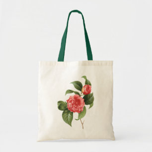 Bolsa Tote Floral Vintage, Flores de Camélia Rosa por Redoute