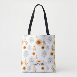 Bolsa Tote Floral Volta às Aulas