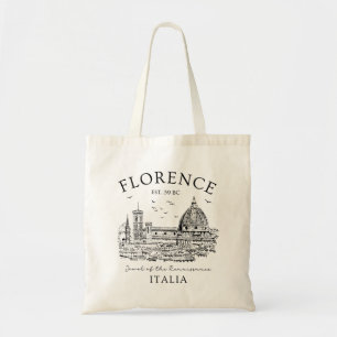 Bolsa Tote Florence Itália - Firenze Souvenir Italiano