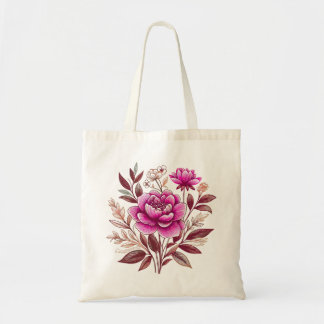 Bolsa Tote flores