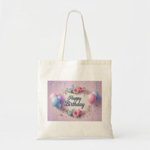 Bolsa Tote Flores aniversários elegantes e luxuosos extravaga