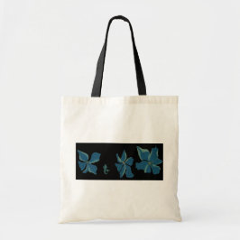 Bolsa Tote Flores Azuis Com Sereia