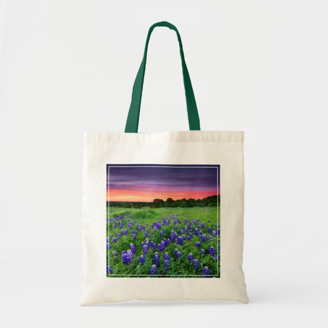 Bolsa Tote Flores | Bluetooth no Texas Sunset (Frente)