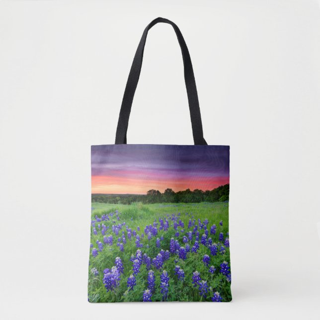 Bolsa Tote Flores | Bluetooth no Texas Sunset (Frente)