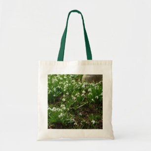 Bolsa Tote Flores brancas do primavera de Snowdrops II