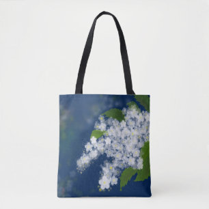 Bolsa Tote Flores brancas, floral