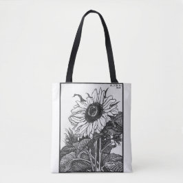 Bolsa Tote Flores Brilhantes