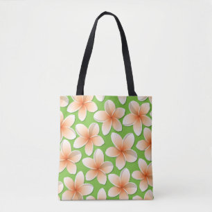 Bolsa Tote Flores Brilhantes Frangipani/ Plumeria