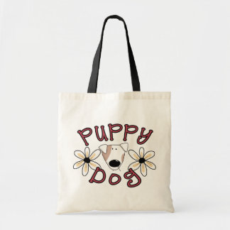 Bolsa Tote Flores Camisetas de Cachorro Pupado e Presentes