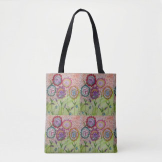 Bolsa Tote Flores Caprichosas