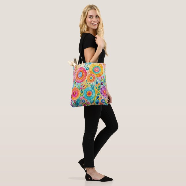 Bolsa Tote Flores Caprichosas (No(a) Modelo)