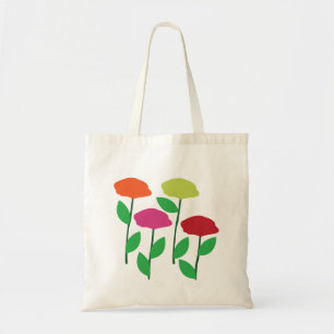 Bolsa Tote Flores Coloridas