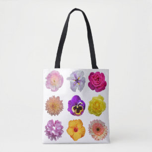 Bolsa Tote Flores coloridas